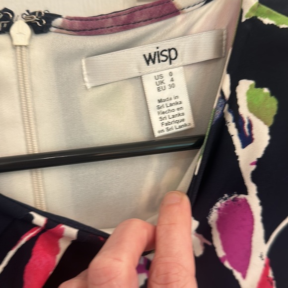 Wisp Black and Multi Colored Floral Jersey Dress - Picture 3 of 5